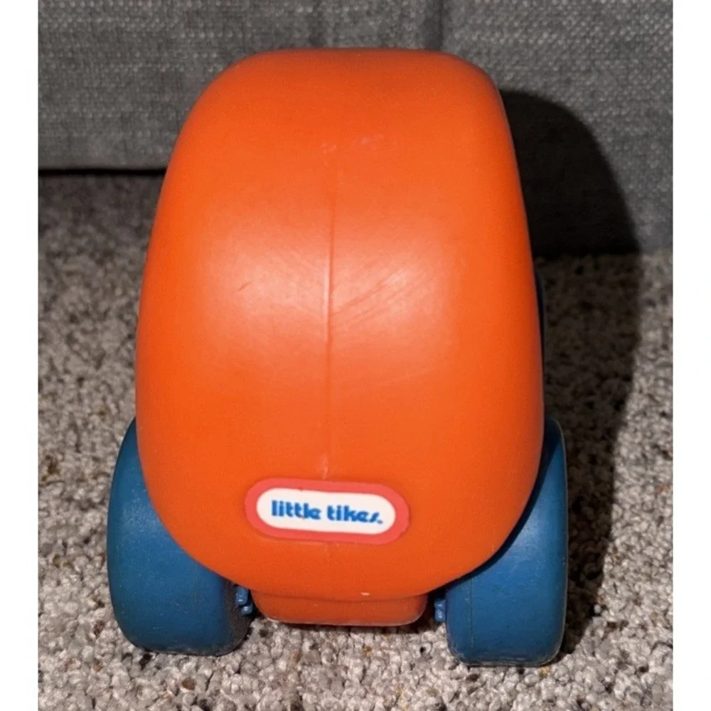 Vintage Orange Little Tikes My First Wheels Chunky Toddler Car